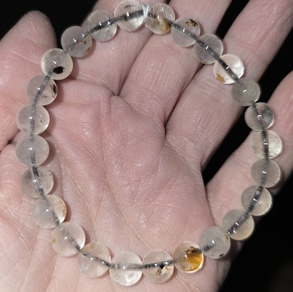 8mm Herkimer Diamond Bracelet - Picture 7 of 15